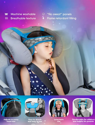 Kids Child Car Seat Head Support Sleeping head support Neck Relief Holder