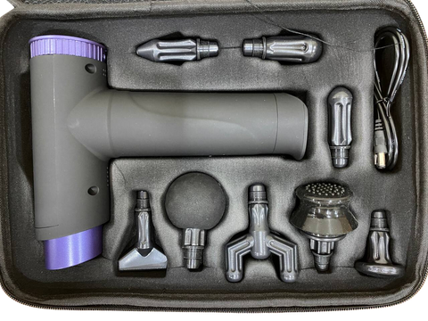 8 Heads Massage Gun Percussion Vibration Muscle Relaxing Therapy Deep Tissue