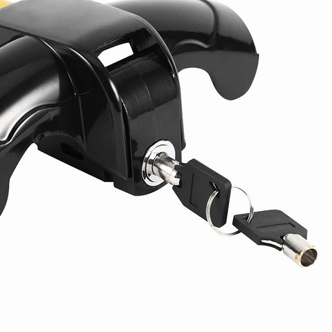 Car Steering Wheel Lock Security Safe Anti-theft Steer Lock Tools W/ 2 Keys