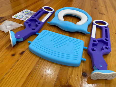 Kids Toilet Seat Ladder Baby Toddler Potty Training Step Trainer Non Slip Safety