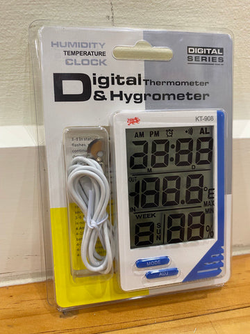 Digital Thermometer Hygrometer Temperature Indoor Outdoor LCD Humidity Meter