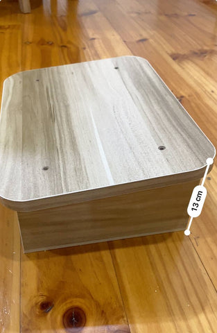 Wooden Non-Slip Desk Foot Rest Step Stool Office Computer Stool Office Computer