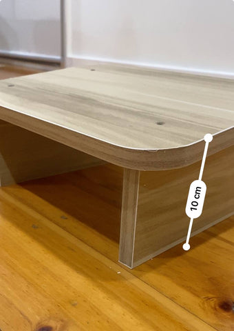 Wooden Non-Slip Desk Foot Rest Step Stool Office Computer Stool Office Computer