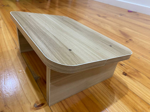 Wooden Non-Slip Desk Foot Rest Step Stool Office Computer Stool Office Computer