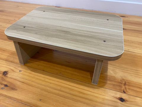 Wooden Non-Slip Desk Foot Rest Step Stool Office Computer Stool Office Computer