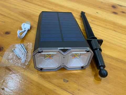 Solar Spot Lights RGB LED Garden Outdoor Pathway Lawn Fence Lamp Spotlight Light