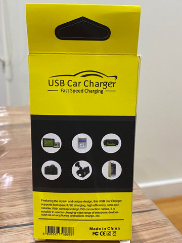 Car Charger Fast Charge Lighter Car Phone Charger Adapter for Huawei/iPhone