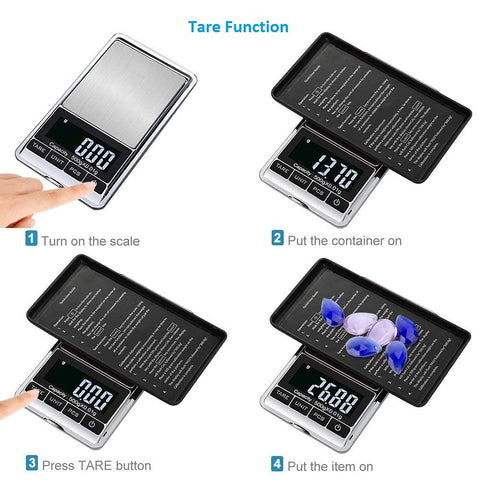 NEW 500g 0.01 DIGITAL POCKET SCALES JEWELLERY ELECTRONIC milligram micro mg