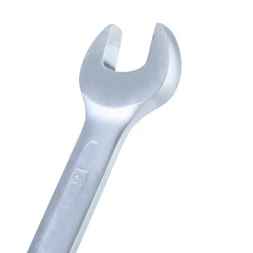 12Pc Ratchet Spanner Set Metric Open & Ring Wrenches 8-22mm CR-V + Rolling Bag