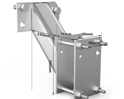 Spare Wheel Carrier Bracket Tyre Holder Trailer Caravan Boat & Pad Lock