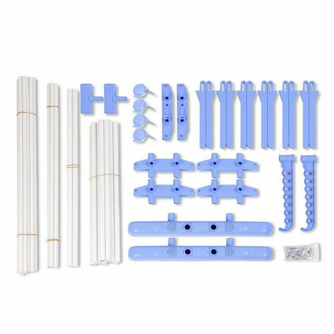 6 Tiers Foldable Garment Hanger Clothes Airer Drying Rack Laundry Support Horse