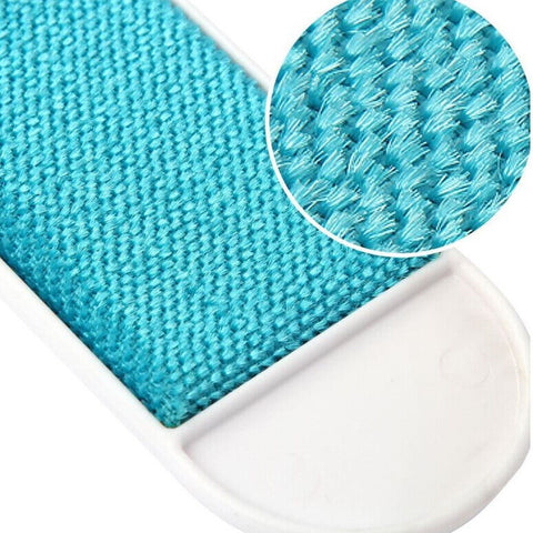 Reusable Furs Pet Hair Lint Brusher Remover Double Side Brush Self-Cleaning Base