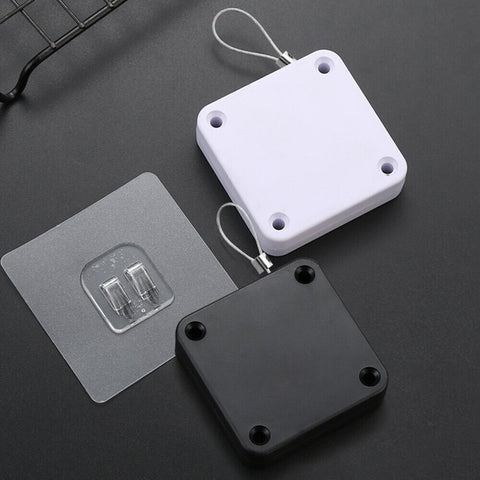 2x Punch-free Automatic Door Closer Sensor Auto for Home Kitchen Door Security