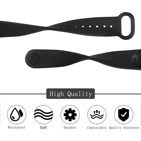 Silicone Wrist Strap Replacement Watchband Smart Bracelet for Xiaomi Mi Band 3&4