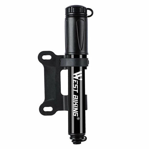Aluminium MINI BICYCLE AIR PUMP Bike Hand Ball Inflator Portable Cycling Tyre AU