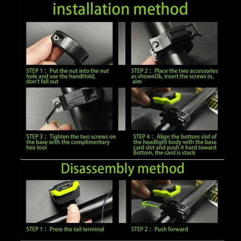 USB Rechargeable 15000LM Bicycle Bike Smart Front Light 2*T6 LED 6 Modes w/ Horn
