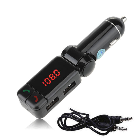 FM Transmitter Wireless Bluetooth Car Kit Handsfree Car Charger MP3 Player USB