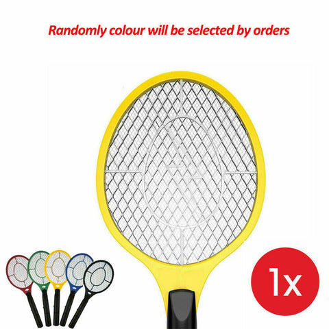 2x Bug Zapper Electric Tennis Racket Mosquito Fly Swatter Killer Insect Handheld