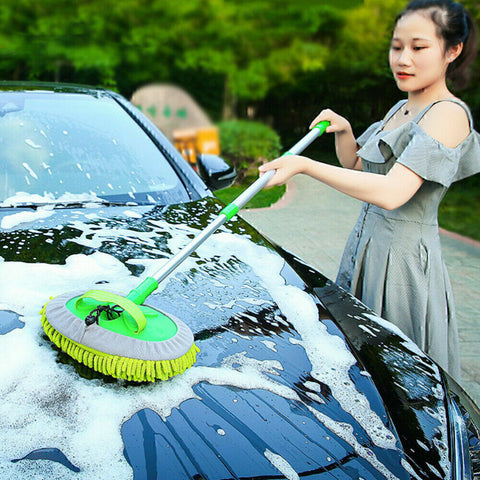 Telescopic Car Brush Wash Soft Care Mop Vehicle Cleaning Window Adjustable AUS