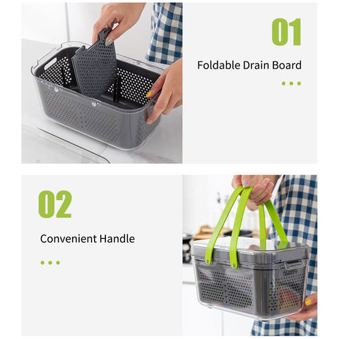 22in1Fruit Vegetable Slicer Dicer Julienne Food Chopper Cutter Mandoline  Peeler