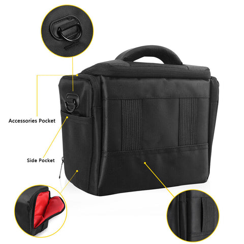 Waterproof DSLR Camera Bag Shoulder Lens Carry Case For Canon Nikon EOS SLR Sony