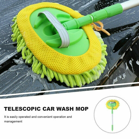 New Telescopic Car Brush Wash Soft Care Mop Vehicle Cleaning Window Adjustable