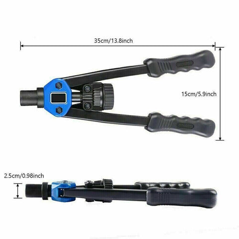 150x Nutsert Mandrels Nut Rivet Tool Kit Rivnut Riveting Riveter Gun Thread M12