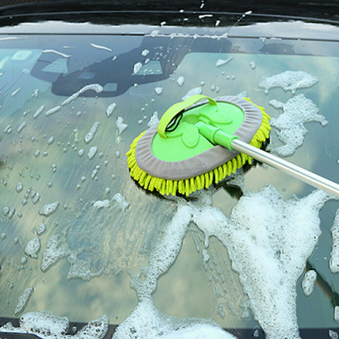 Telescopic Car Brush Wash Soft Care Mop Vehicle Cleaning Window Adjustable AUS