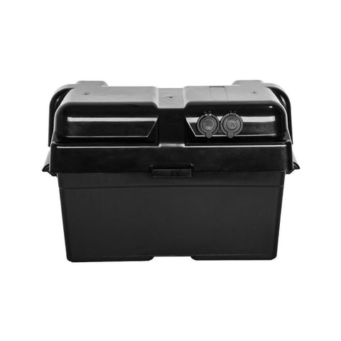 Battery Battery Box AGM Deep Cycle 130AH Dual System 12V 100AH USB Ports Large MarineBox AGM Deep Cycle 130AH Dual System 12V 100AH USB Ports Large Marine