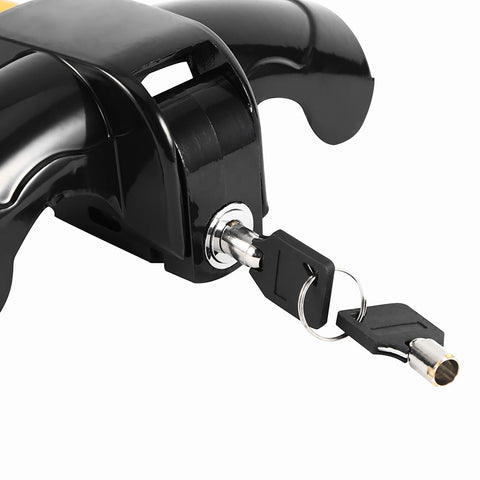 Universal Heavy Duty Steering Wheel Lock Anti Theft Rotary Security Safe Van Car