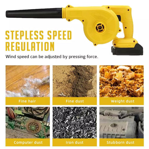 Battery Cordless Leaf Blower Electric Handheld Dust Vacuum Suction Cleaner