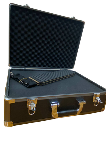 Camera Aluminium Hard Case with Foam Insert Carry Strap Lockable Large Size MEL