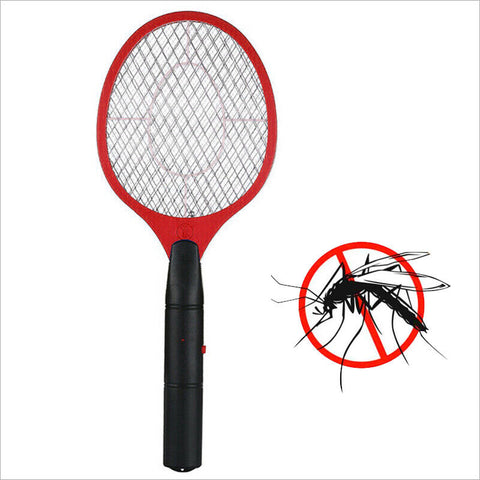 2x Bug Zapper Electric Tennis Racket Mosquito Fly Swatter Killer Insect Handheld