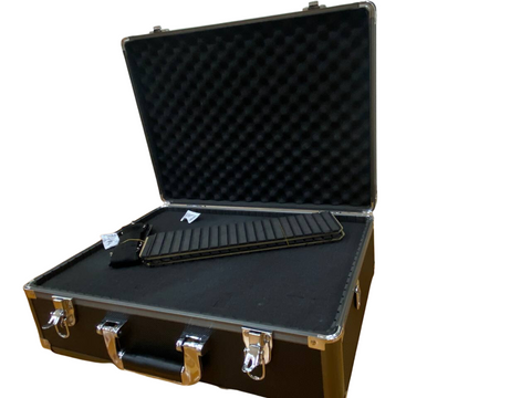 Camera Aluminium Hard Case with Foam Insert Carry Strap Lockable Large Size MEL