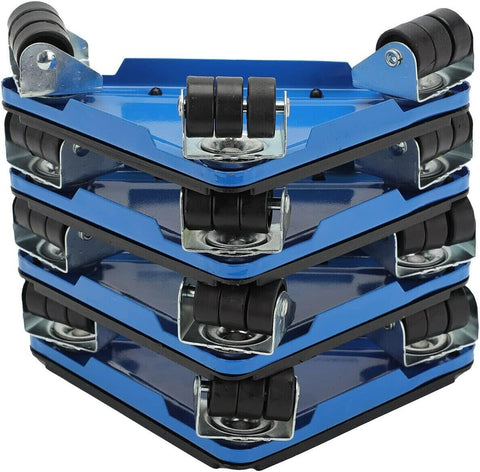 5pcs Furniture Slider Lifter Moves Wheels Mover Kit Home Moving Lifting System
