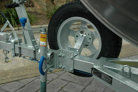 Spare Wheel Carrier Bracket Tyre Holder Trailer Caravan Boat & Pad Lock
