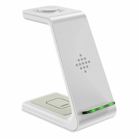 Wireless Charger Dock Charging Station 3 in 1 For Apple Watch iPhone 13 12 11 XS