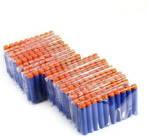100 x Bullets SOFT HEAD Strike Elite Dart Refill Fits Most Guns BLUE