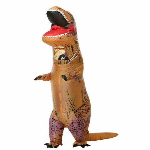Costume T-Rex Blow Inflatable Dinosaur Costume Adult Jurassic World Park Trex