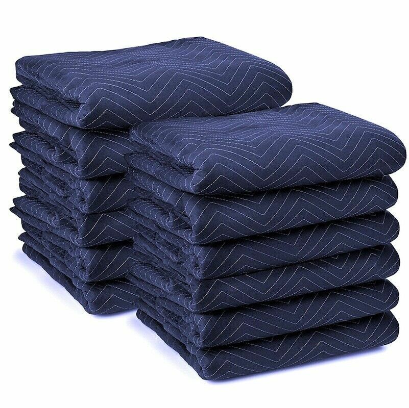 10XHeavy Duty Furniture Protection Moving Blanket Quilted Removalist Pad1.8X3.4m
