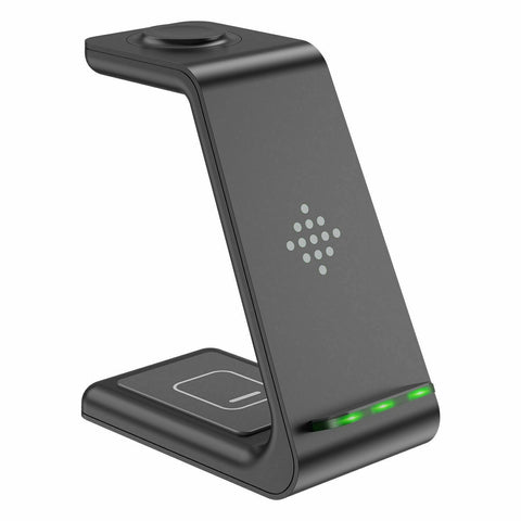 Wireless Charger Dock Charging Station 3 in 1 For Apple Watch iPhone 13 12 11 XS