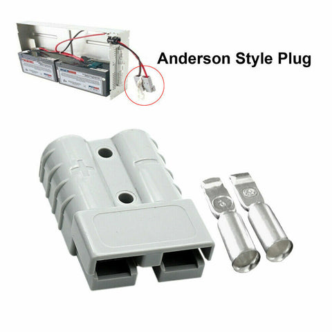 10x Anderson Style Plug Connectors 50 AMP 12-24V 6AWG DC Power Tool