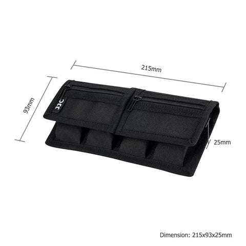 Camera Battery + Card Pouch Bag Case Holder fr Canon LP-E6N LP-E10 LP-E12 LP-E17