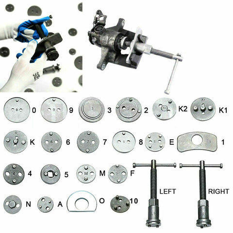 23pcs Disc Brake Wind Back Tool Kit to Rewind Car Automotive Caliper Piston inau