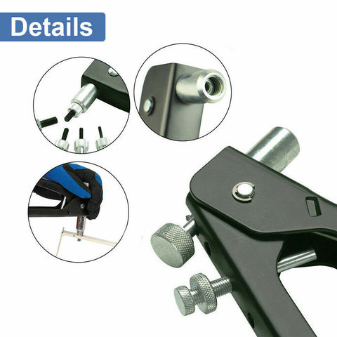 86x Riveter Nut Nutsert Tool Rivnut Gun Wrench Nuts Riveting Kit Mandrels M3-M8