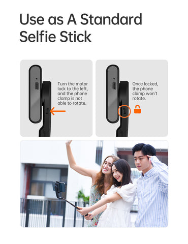 Hohem ISteady Q Single-Axis Gimbal Stabilizer Selfie Stick Tripod for Smartphone