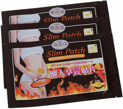 10/100PCS SLIM PATCHES BODY SLIM BURN FAT BELLY DETOX WEIGHT LOSS DIET PADS AU
