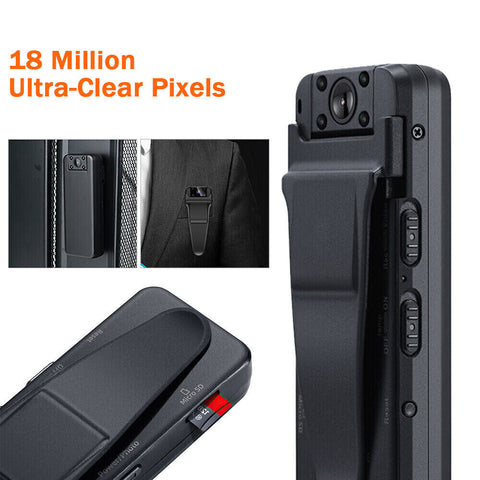 20H 1080P HD WiFi Camcorder DVR IR Night Vison Cam Mini Police Body Camera Video
