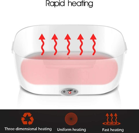 Portable Electric Heated Car Plug Heating Lunch Box Bento Food Warmer 12-24V AU