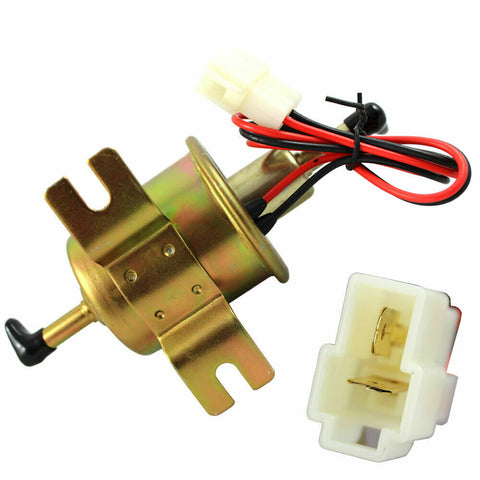 12V 2.5-4 PSI Gas Diesel Inline Low Pressure Electric Fuel Pump HEP02A Universal